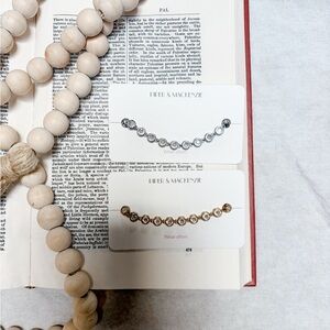 Silver and Gold Bracelets